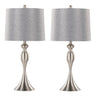 Ashland - 27" Metal Table Lamp (Set of 2) - Brushed Nickel