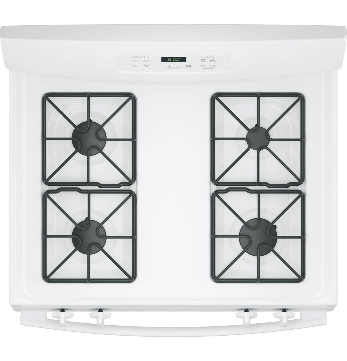 GE JGBS60DEKWW - 30 in. 4.8 cu. ft. Gas Range with 4 Sealed Burners - White