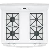 GE JGBS60DEKWW - 30 in. 4.8 cu. ft. Gas Range with 4 Sealed Burners - White