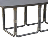 Dorado - Rectangular Outdoor Dining Table - Gray