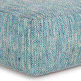 Nate - Handcrafted Square Pouf