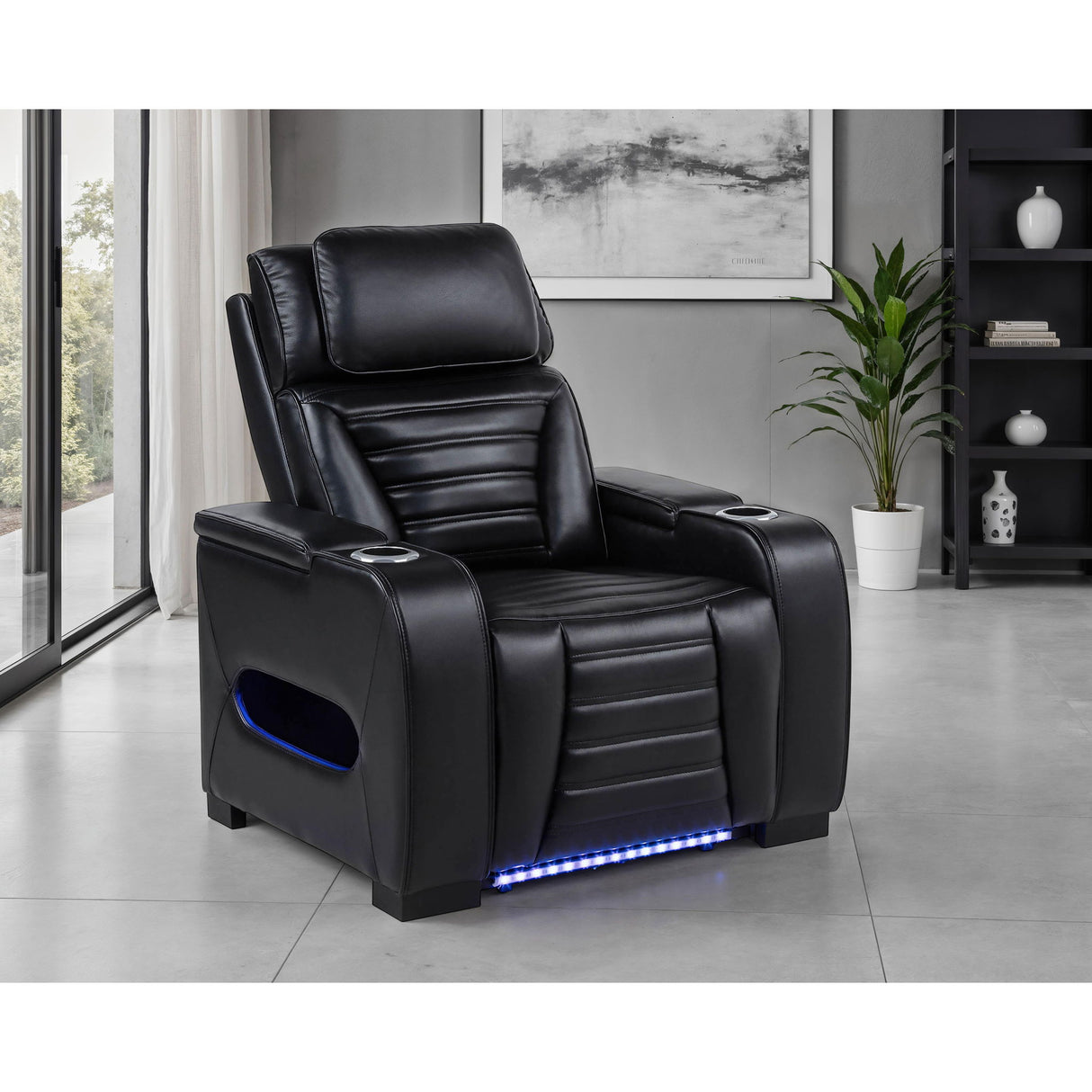 Isadora - Power Recliner With Dual Power Adjustments - Black
