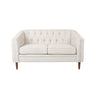 Sophisticated Loveseat With Diamond Stitched Detailing