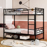 Metal Bunk Bed & Shelf And Guardrails