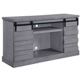 Amrita - TV Stand With Fireplace - Gray Oak