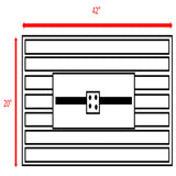 Propane Outdoor Fire Pit Table With Lid - Gray