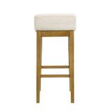 Annikah - Modern Transitional Wood Bar Height Kitchen Bar Stool