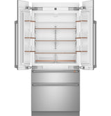 Café 36" Panel-Ready Fully Integrated French-Door Refrigerator, 20.1 cu. ft. with Convertible Climate Drawer & WiFi - Custom Panel