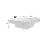 Khaim - Coffee Table - White High Gloss