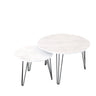 Round Nesting Coffee Table For Living Room (Set of 2)