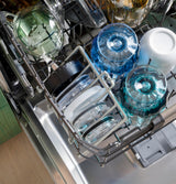 Café 24" CustomFit Smart Dishwasher with Ultra Wash Top Rack & Dual Convection Ultra Dry, 44 dBA – Stainless Steel