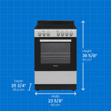 Danby DER24V1BSS 24" Electric Range In Stainless Steel
