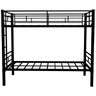 Bunk Bed For Kids, Convertible Frame With Ladders & Guardrail