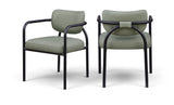 Serava - Vegan Leather Upholstered Dining Chair (Set of 2)