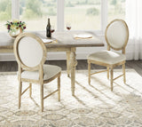 Upholstered Dining Chairs (Set of 2) - Brown
