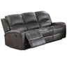 Modern Reclining Sofa With Padded Seat And Backrest