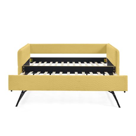 Upholstered Daybed With Pop Up Trundle