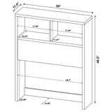 Geary - Bookcase Headboard With Open Cubbies