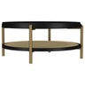 Arini - Round Coffee Table With Storage Shelf