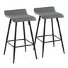 Ale - Contemporary Fixed Height Counter Stool (Set of 2)