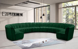 Infinity - 10 Piece Velvet Modular Sectional