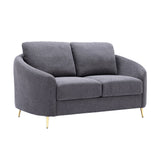 Yuina - Loveseat - Gray Linen