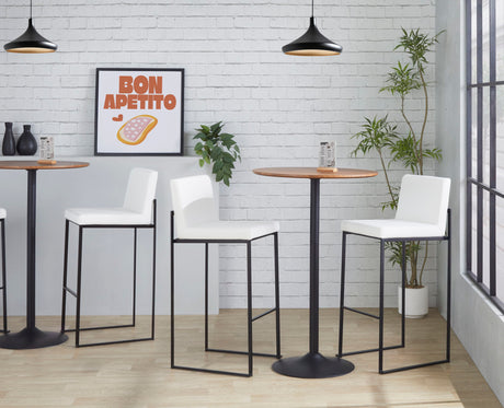 Fuji - Contemporary High Back Barstool Elegant Design
