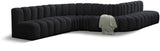 Arc - Velvet 8 Piece Curved Modular Sofa
