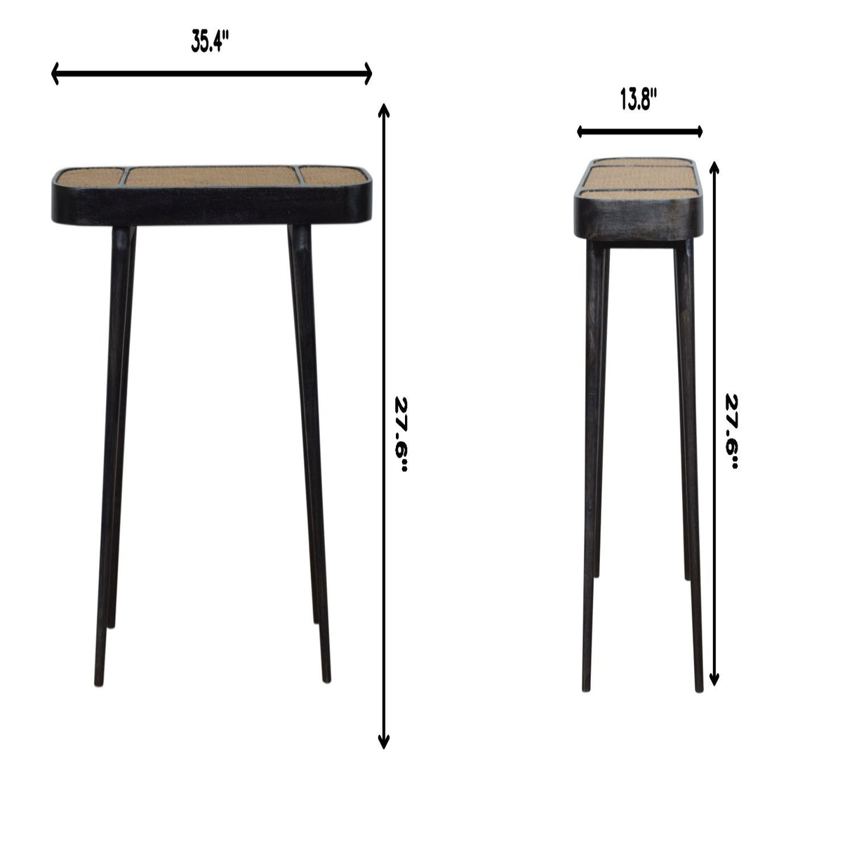 Larissa - Console Table - Black