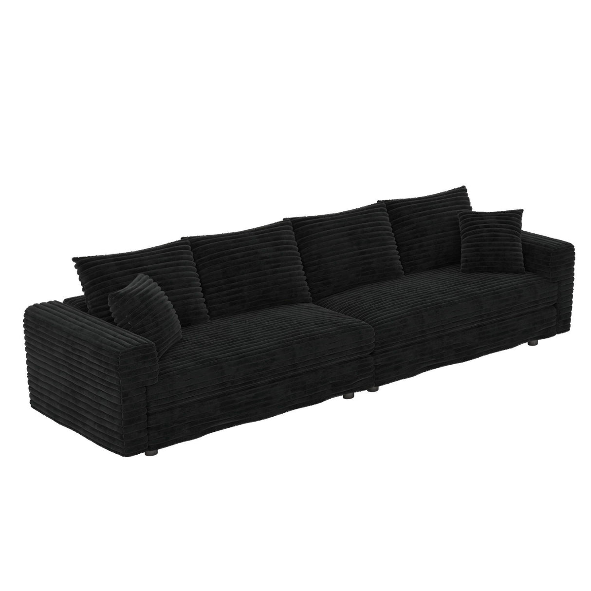 4 Seat Sofa, Deep Seat Couches With Soft Pillows