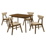 Amaris - Rectangular Dining Set With Upholstered Chairs