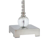 Clarity - Metal Buffet Lamp (Set of 2) - Brushed Nickel, Clear Crystal