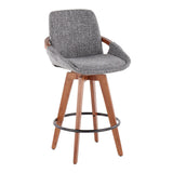 Cosmo - Counter Stool - Walnut