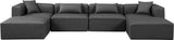 Cube - 6 Piece Modular Double Chaise Sectional