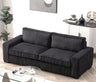 Luxe - Corduroy Sofa With Sleek Design, Spacious And Comfortable 3 Seater Couch