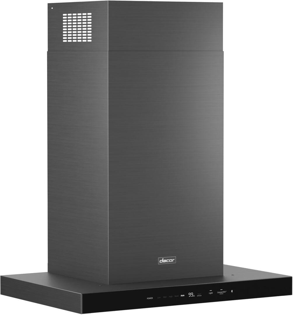 Dacor DHD30U990WM 30 Inch Wall Mount Chimney Range Hood angled view