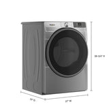 Whirlpool WED5720RR dryer dimensions