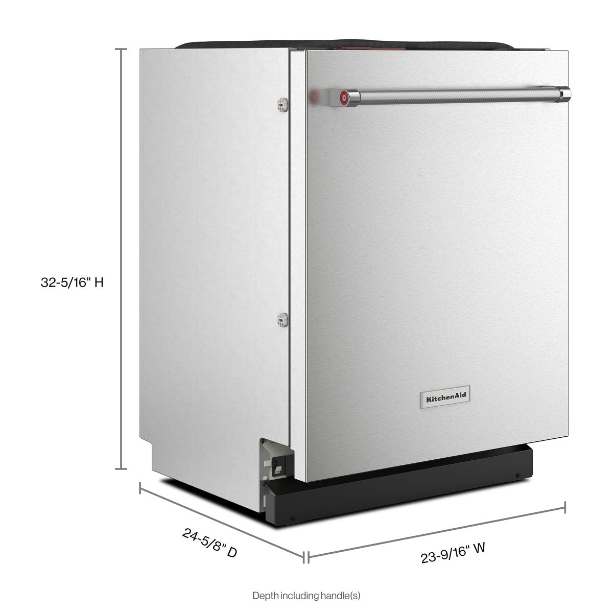KitchenAid KDTF924PPS dishwasher dimensions