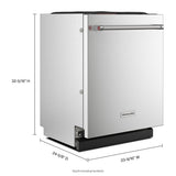 KitchenAid KDTF924PPS dishwasher dimensions