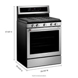 KitchenAid KFGG504KPS dimensions