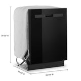 Whirlpool WDP540HAMB dishwasher dimensions