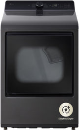 LG DLE8200L electric dryer control panel detail