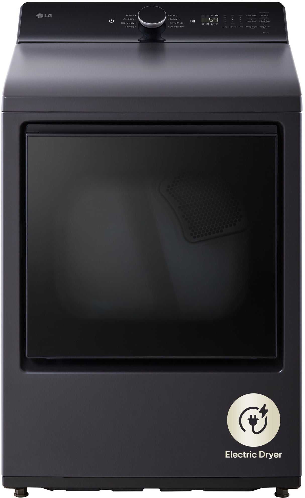 LG DLE8400BE electric dryer product view