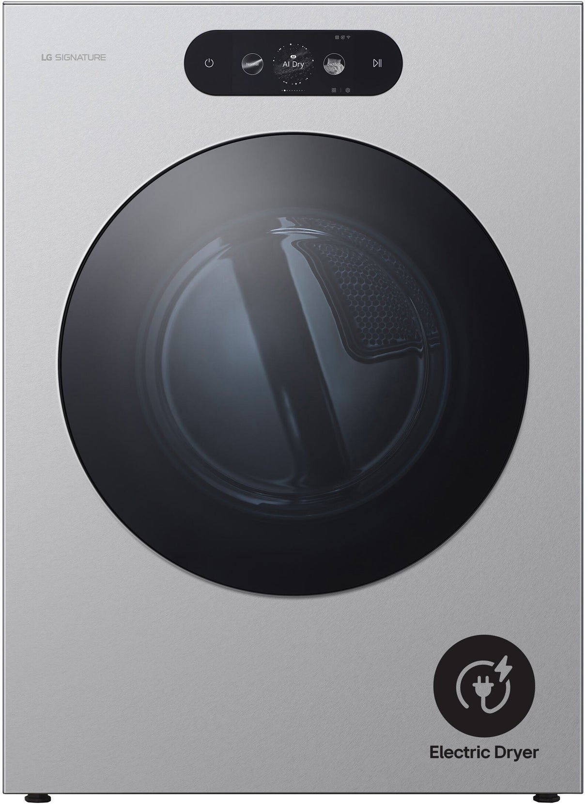 LG SIGNATURE DLEX9900S Electric Dryer in Platinum