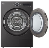 LG DLHC5502B Electric Dryer front view 2