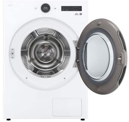 LG DLHC5502W Electric Dryer front view 2