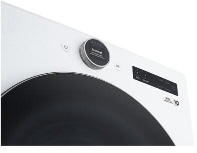 LG DLHC5502W Electric Dryer front view 3