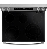 GE Profile PRF700AYFS radiant smoothtop cooktop
