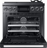 Dacor DOP36M96GLM/DA 36 inch professional gas range graphite stainless steel - detail product photo