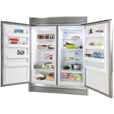 Forno FFFFD193360S Side-by-Side Column Set with 28 Inch Freezer in Stainless Steel